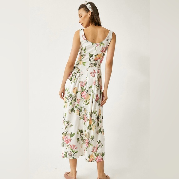 Tach Shisha Linen Floral Maxi Dress - Picture 5 of 8